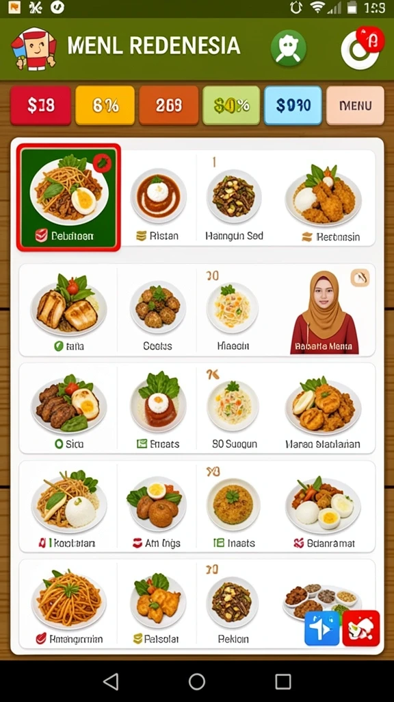 Kustomisasi karakter yang kaya pilihan.