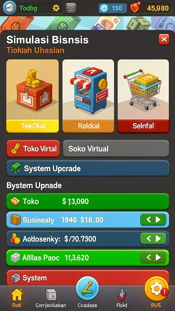 Sistem reward yang menarik bagi setiap pemain.