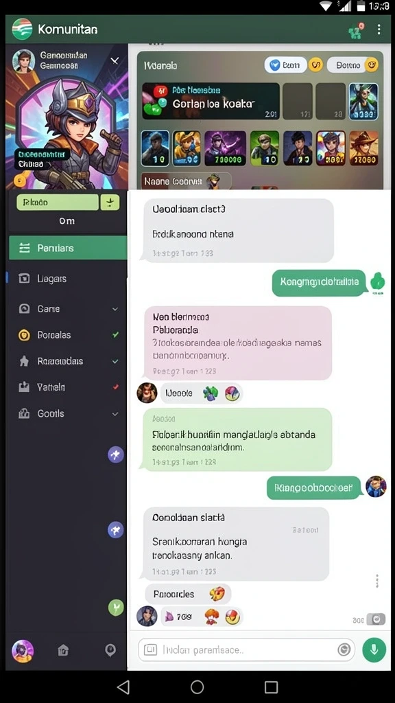 Karakter menarik dengan berbagai kemampuan unik.
