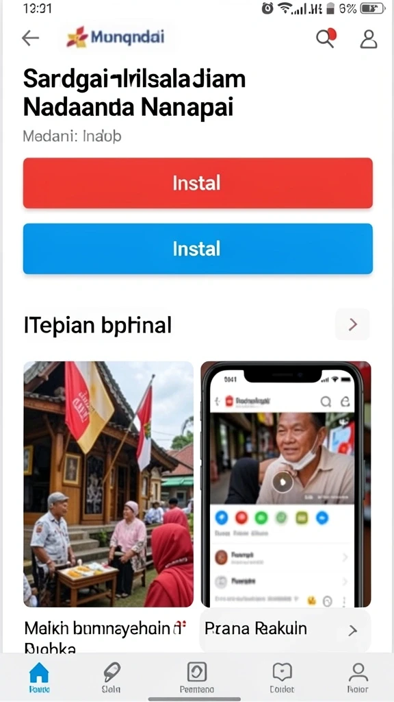 Tampilan antarmuka yang menarik dan intuitif.