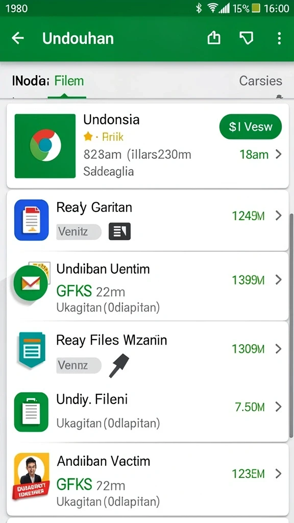 Screenshot dari level petualangan yang seru.