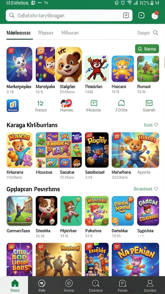 Tampilan antarmuka yang sederhana dan menarik.