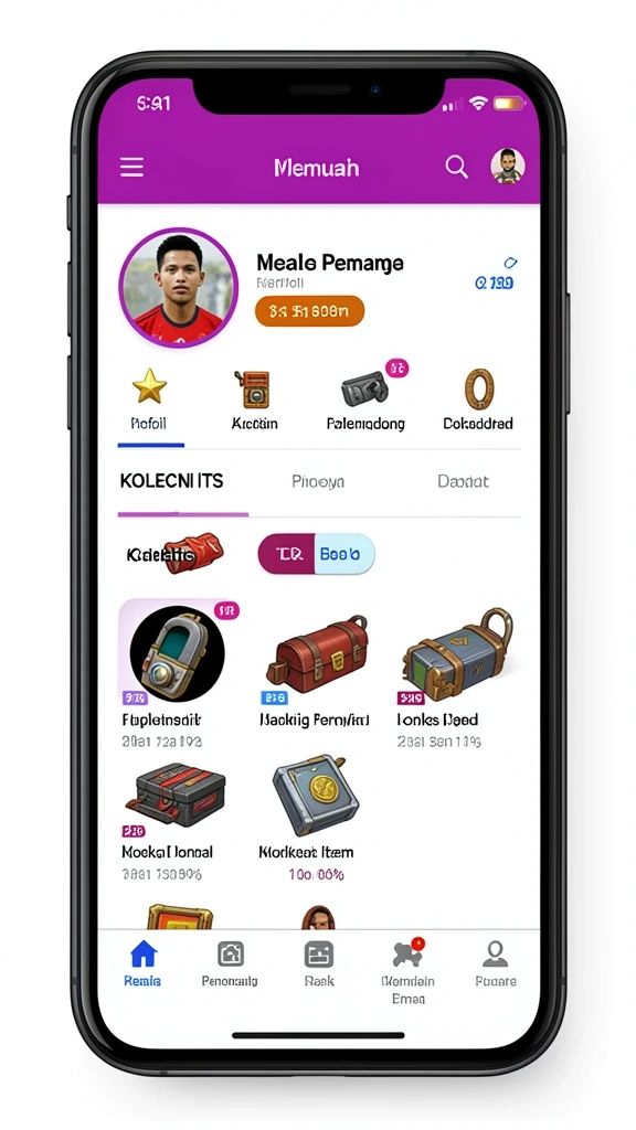 Fitur komunitas yang memungkinkan interaksi antar pemain.