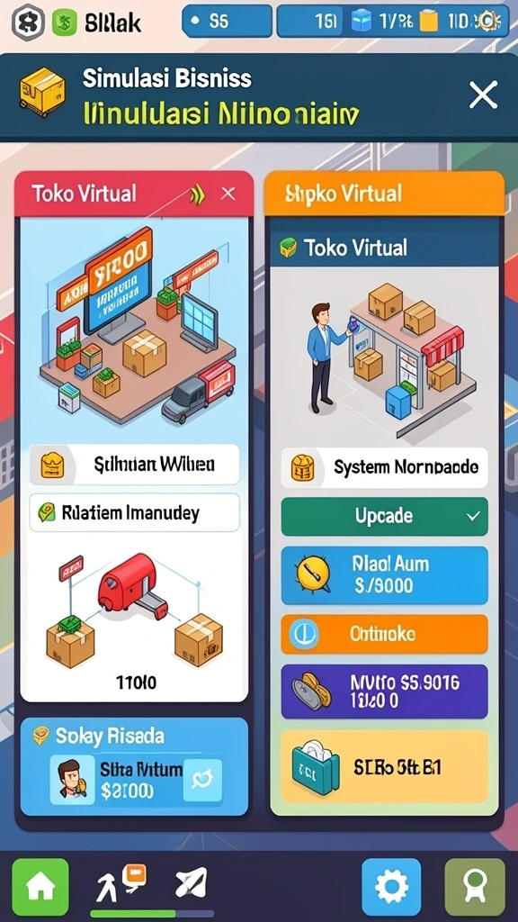 Tantangan seru di setiap level yang harus diselesaikan.