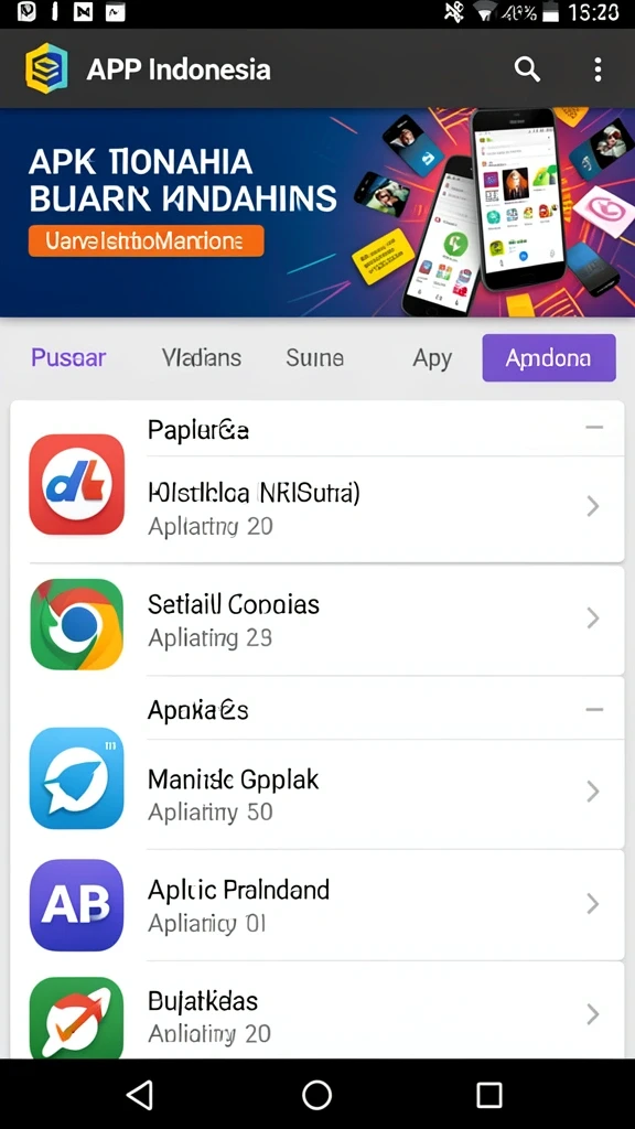 Beragam pilihan permainan dengan grafis yang menarik.