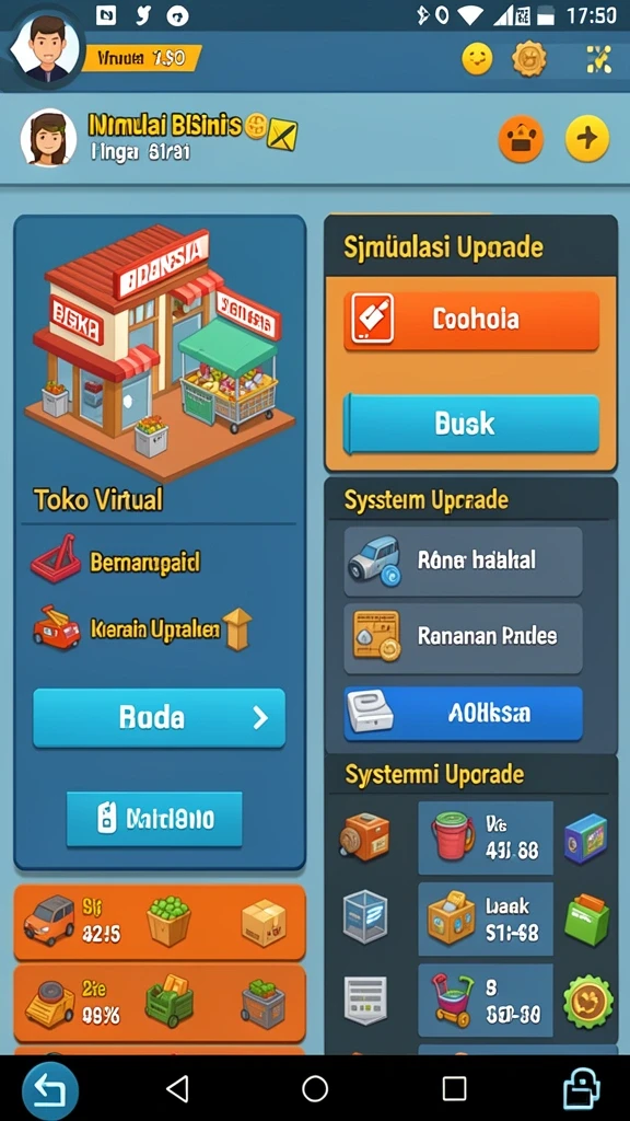 Fitur sosial yang meningkatkan pengalaman bermain bersam teman.