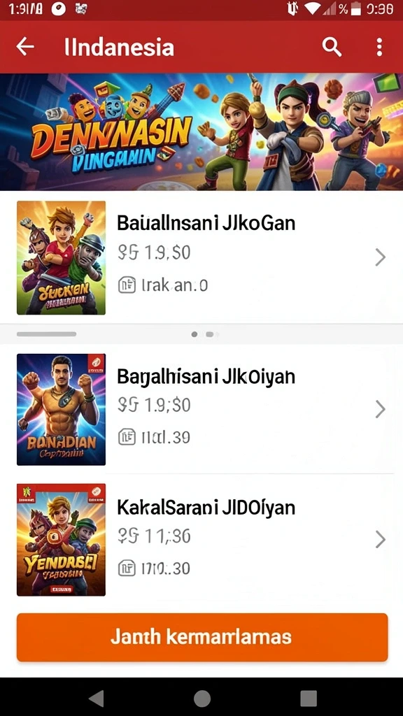 Berbagai level permainan menantang dan seru.