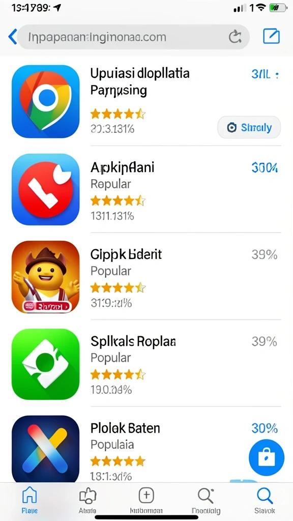Tampilan menu utama yang intuitif dan mudah dinavigasi.