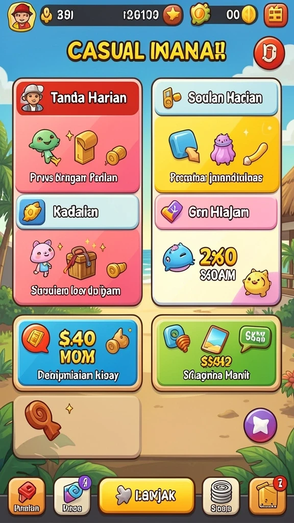 Mode permainan baru yang seru dan menantang.