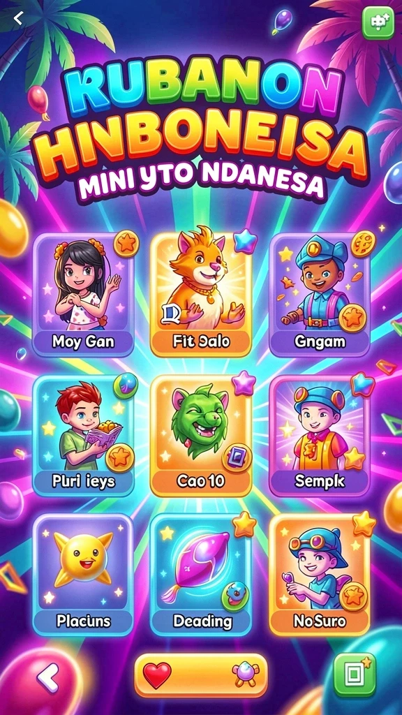 Beragam pilihan permainan seru dan menantang.