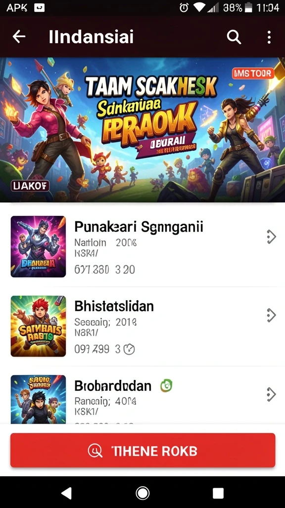Berbagai pilihan permainan yang seru dan menarik.