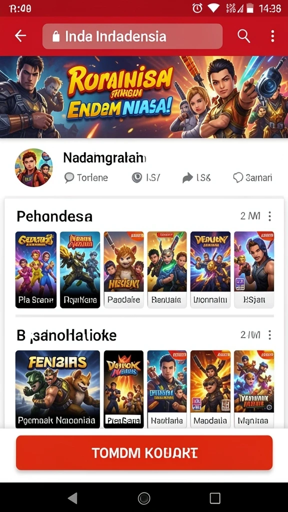 Variasi permainan yang beragam dan menarik.