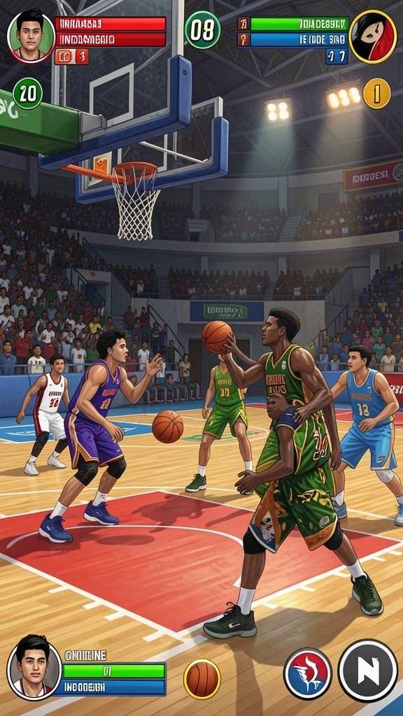 Lingkungan game yang kaya dengan detail menawan.