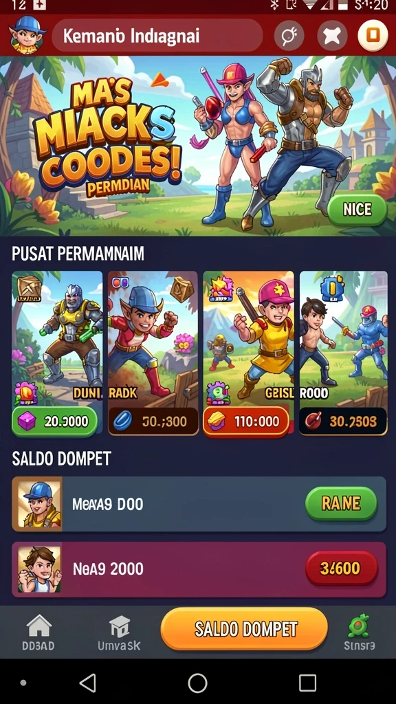 Pengalaman bermain yang menyenangkan dan mengasyikkan.