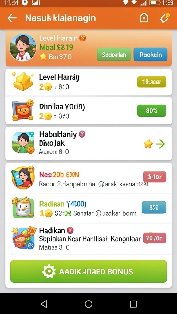Tampilan antarmuka yang menarik dan intuitif.