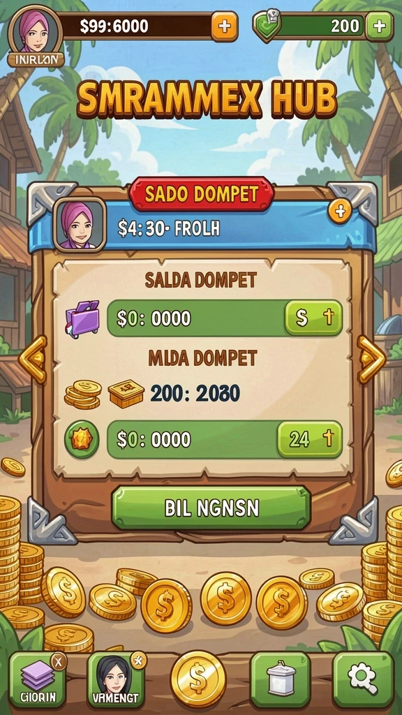 Tampilan awal game yang menawan.