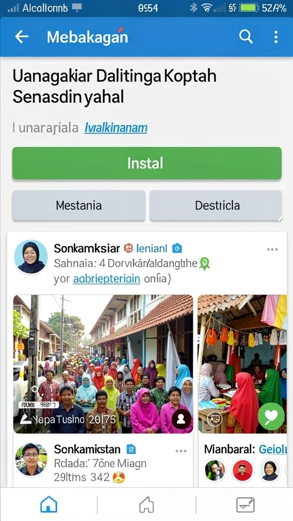 Beragam pilihan permainan judi dalam aplikasi.