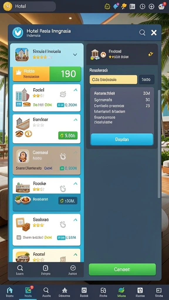 Screenshot level menantang dengan desain kreatif.