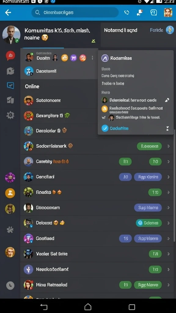 Tampilan awal yang menarik untuk penggemar game.