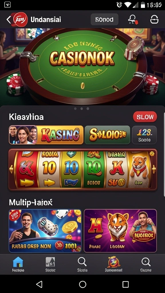 Tampilan antarmuka SLOT138 yang menarik dan mudah digunakan.