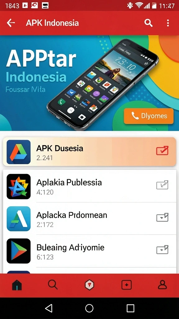 Tampilan utama dari aplikasi SVIP9 yang menarik.