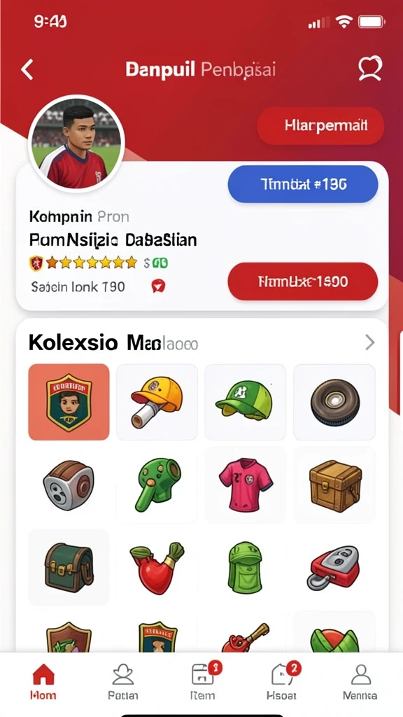 Tampilan grafis yang memukau dari permainan slot.
